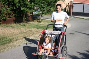 futás a gyerekekkel